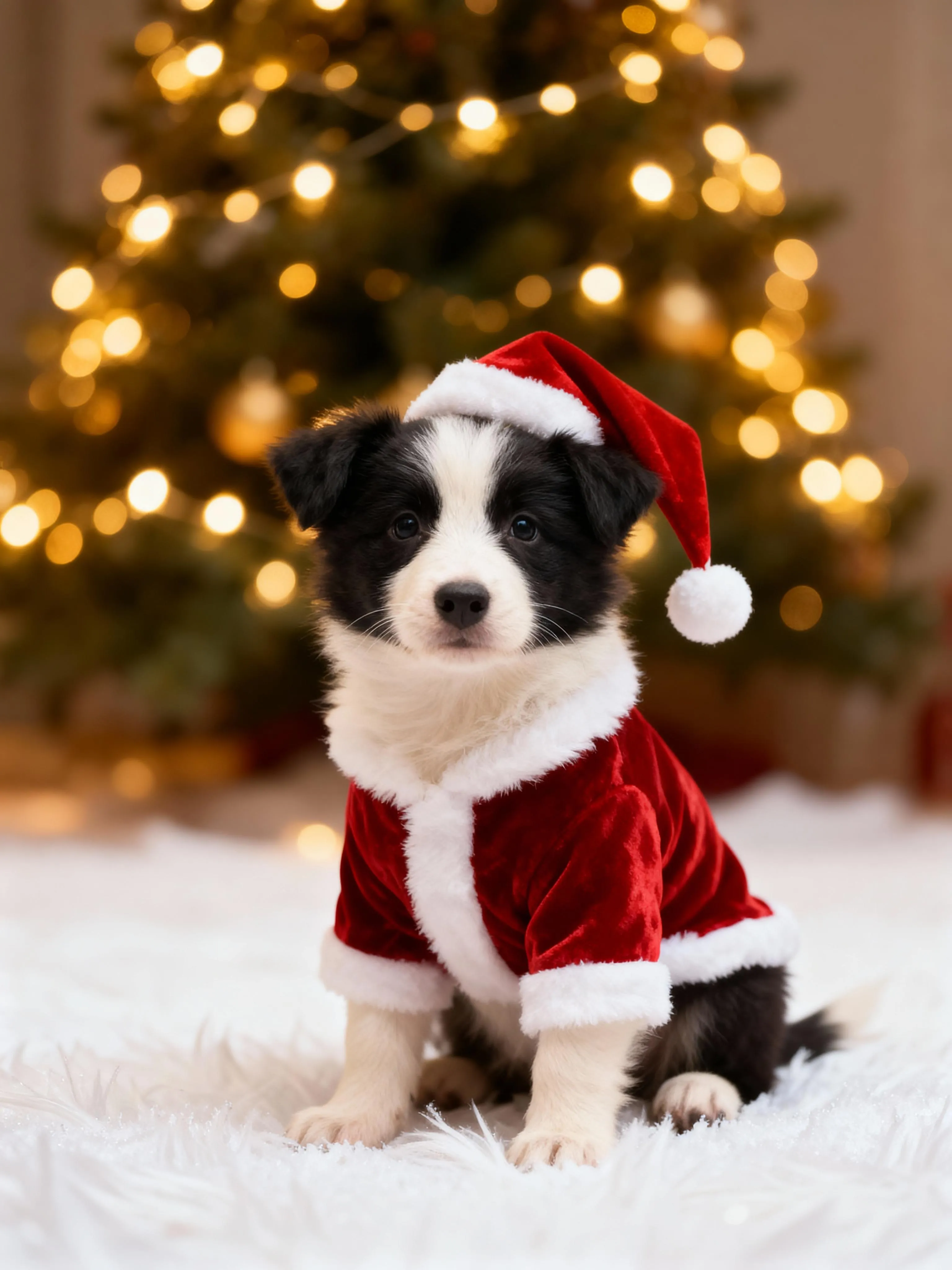 Border Collies of Cleverland Welpe auf einer Wiese