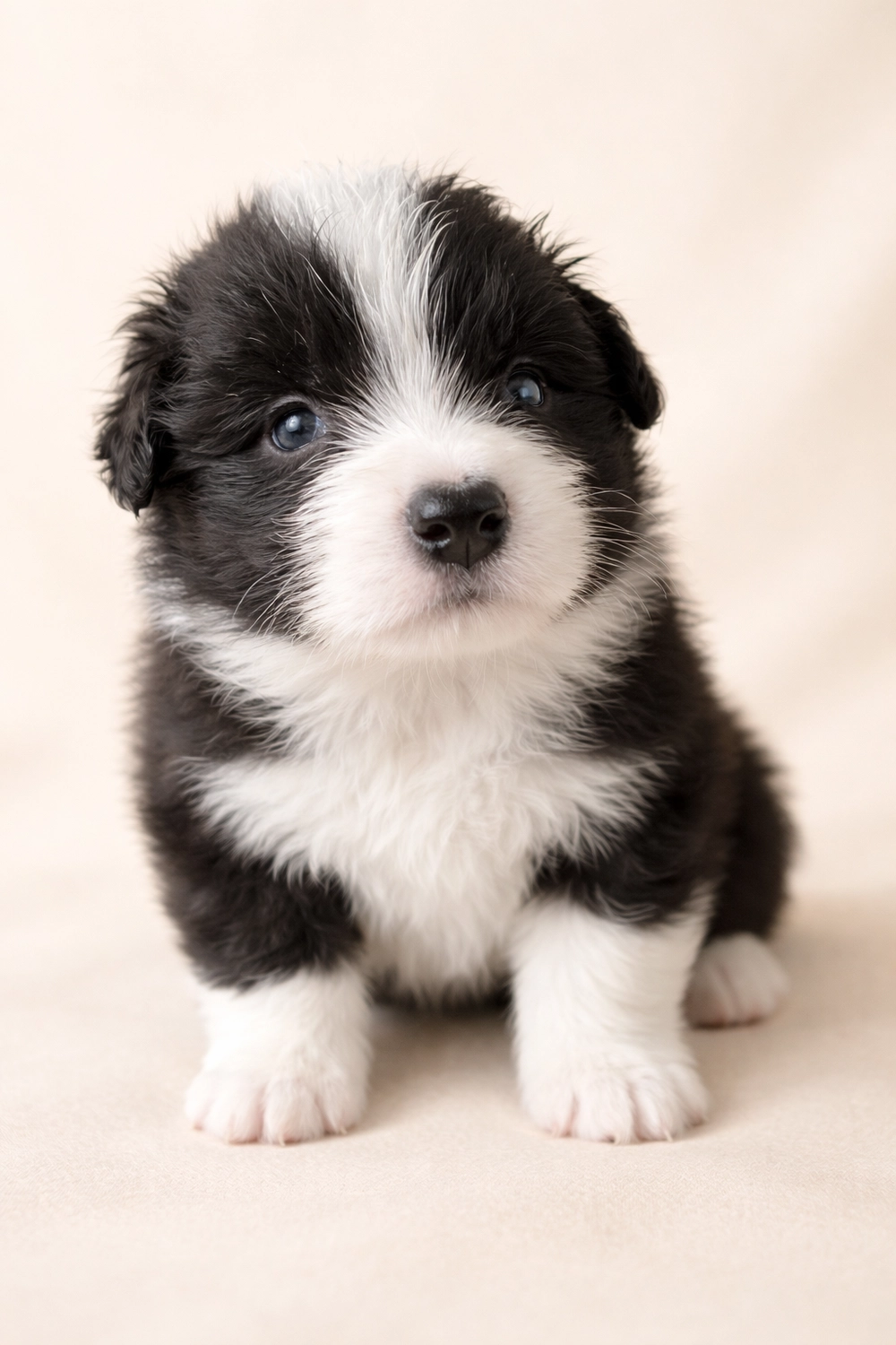 Border Collies of Cleverland Welpe auf einer Wiese